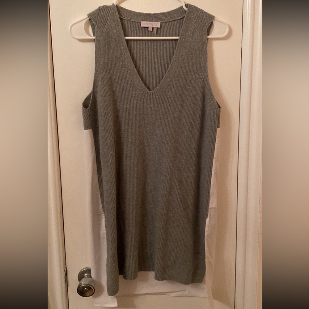 1. State Grey top Vest Small